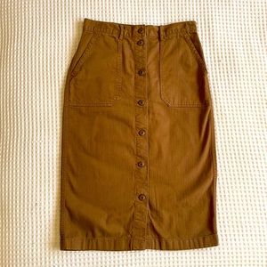Gap button front midi skirt, sz 6